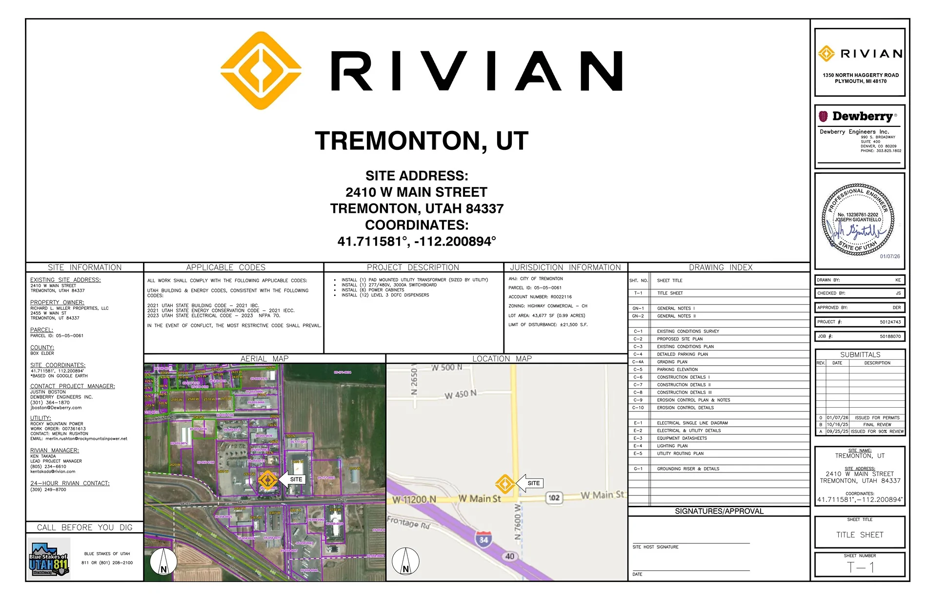 Rivian R1T R1S RAN Rivian Charging Stations Locations Map via Google Maps Rivian Tremonton T-1