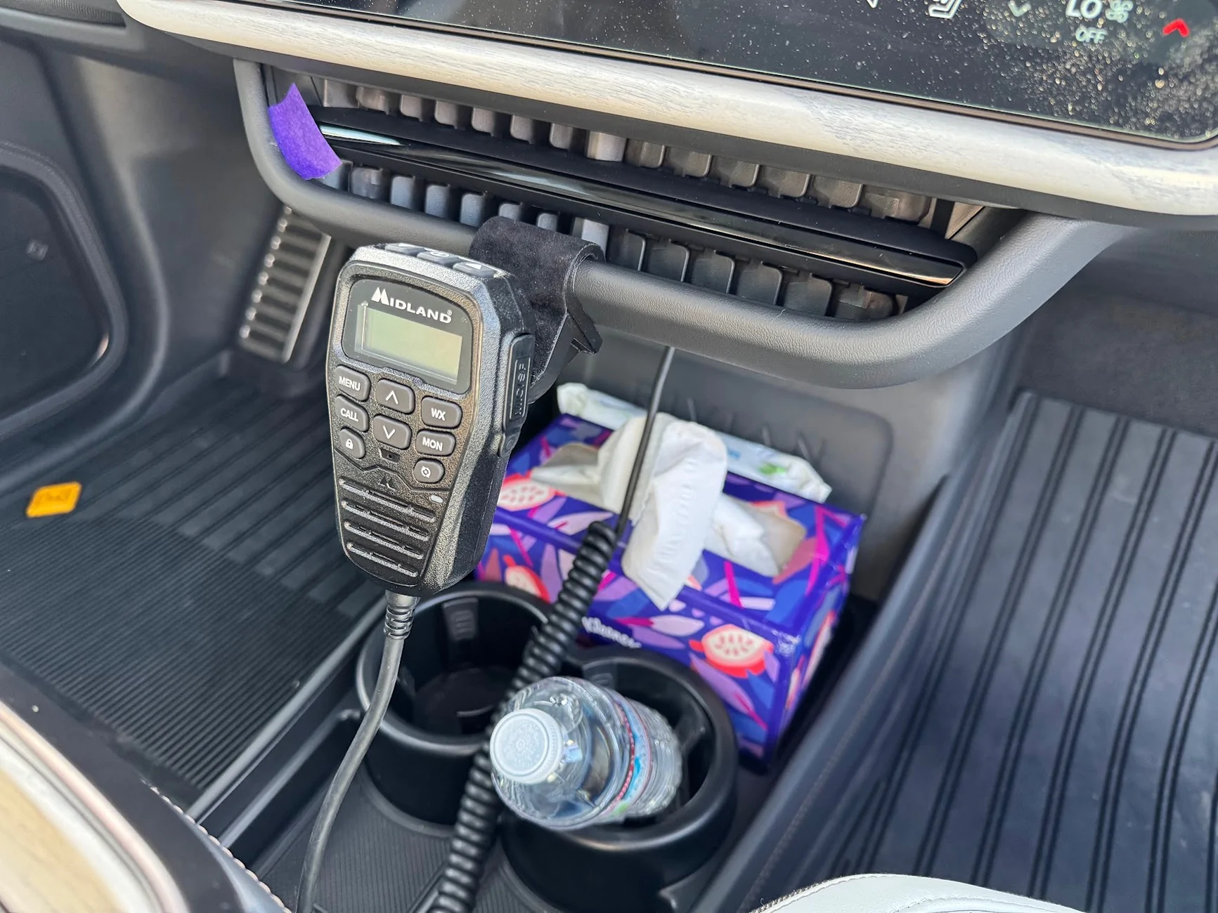 Rivian R1T R1S 50W Mobile GMRS Hidden Install - Midland MXT575 (full DIY build) IMG_2872