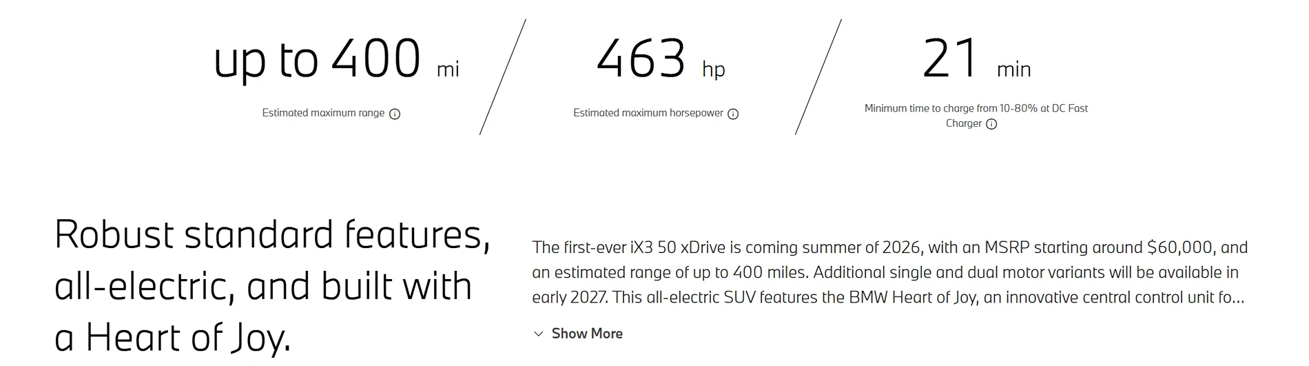 Rivian R1T R1S Rival: 2026 BMW iX3 reviews are impressive... R2 has its work cut out 1773191645567-rt