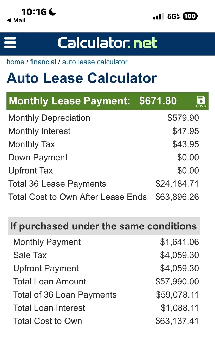 Rivian R1T R1S Planning to lease R2. Assuming 65k out the door price, what will a lease look like? IMG_3505