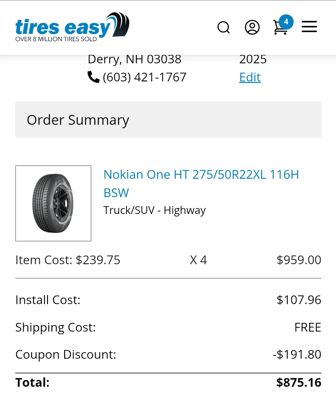 Rivian R1T R1S Nokian One HT 22" Tires installed review (aka, wow are the OEM Pirelli Scorpions terrible) Screenshot_20251222-223924