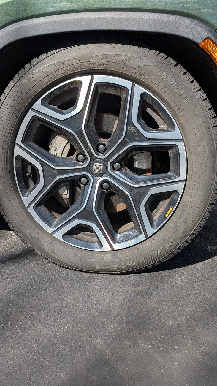 Rivian R1T R1S Nokian One HT 22" Tires installed review (aka, wow are the OEM Pirelli Scorpions terrible) PXL_20260317_152119059