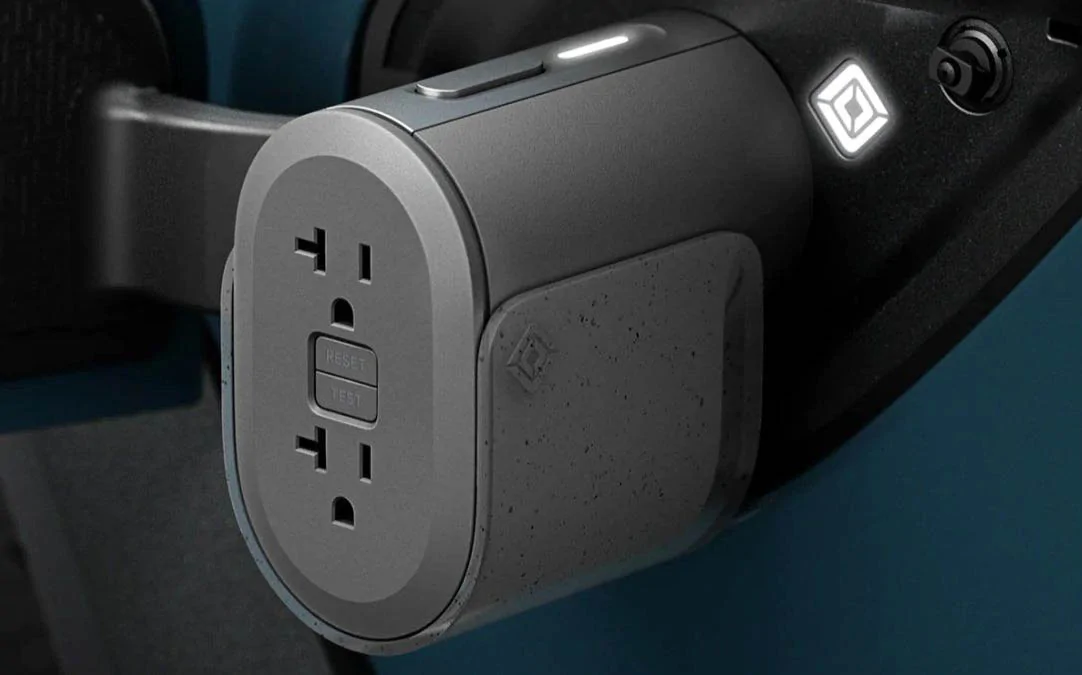 Rivian R1T R1S R2 V2L Charging Adapter "Field Outlet" trademarked by Rivian HDse_VWXIAEKvuX