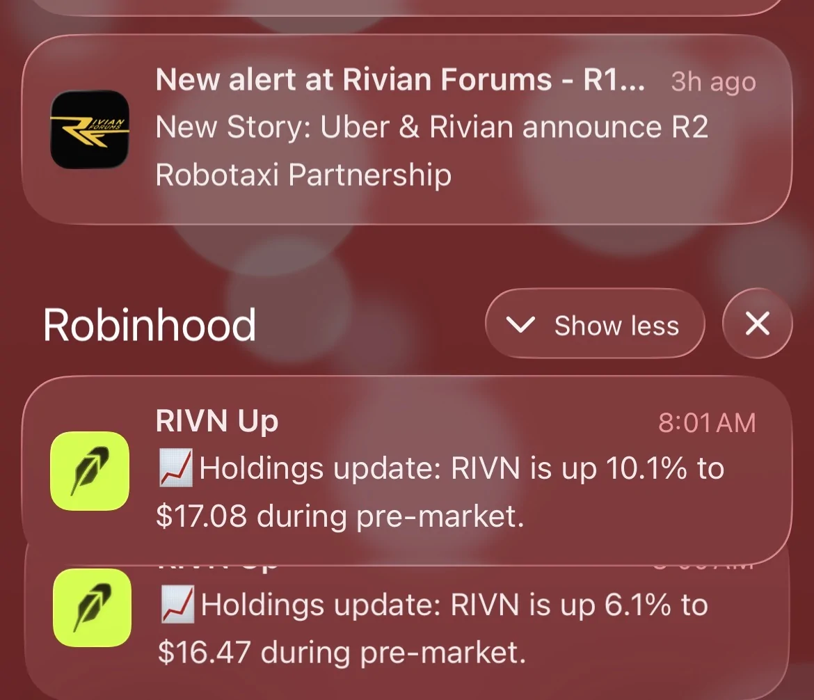 Rivian R1T R1S Uber & Rivian Announce Autonomous R2 Robotaxi Partnership (w/ 1.25 Billion Investment) IMG_5350