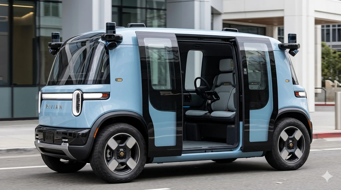 Rivian R1T R1S Uber & Rivian Announce Autonomous R2 Robotaxi Partnership (w/ 1.25 Billion Investment) Gemini_Generated_Image_qb77iwqb77iwqb77