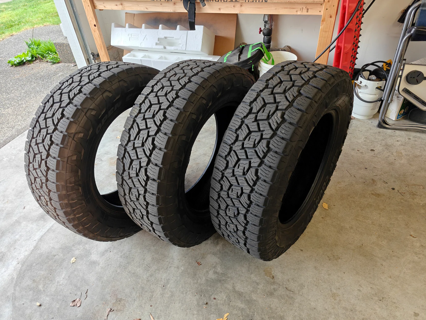 Rivian R1T R1S 3x Toyo OpenCountry AT III EV SL tires, 2k miles, $200 ea or $500 as set IMG20260319113619