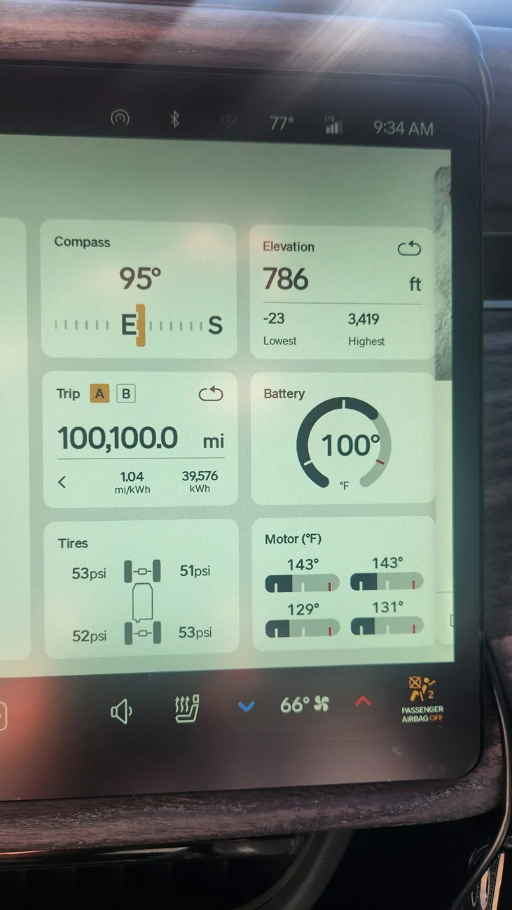 Rivian R1T R1S 100K miles and still running like new 20260321_093401