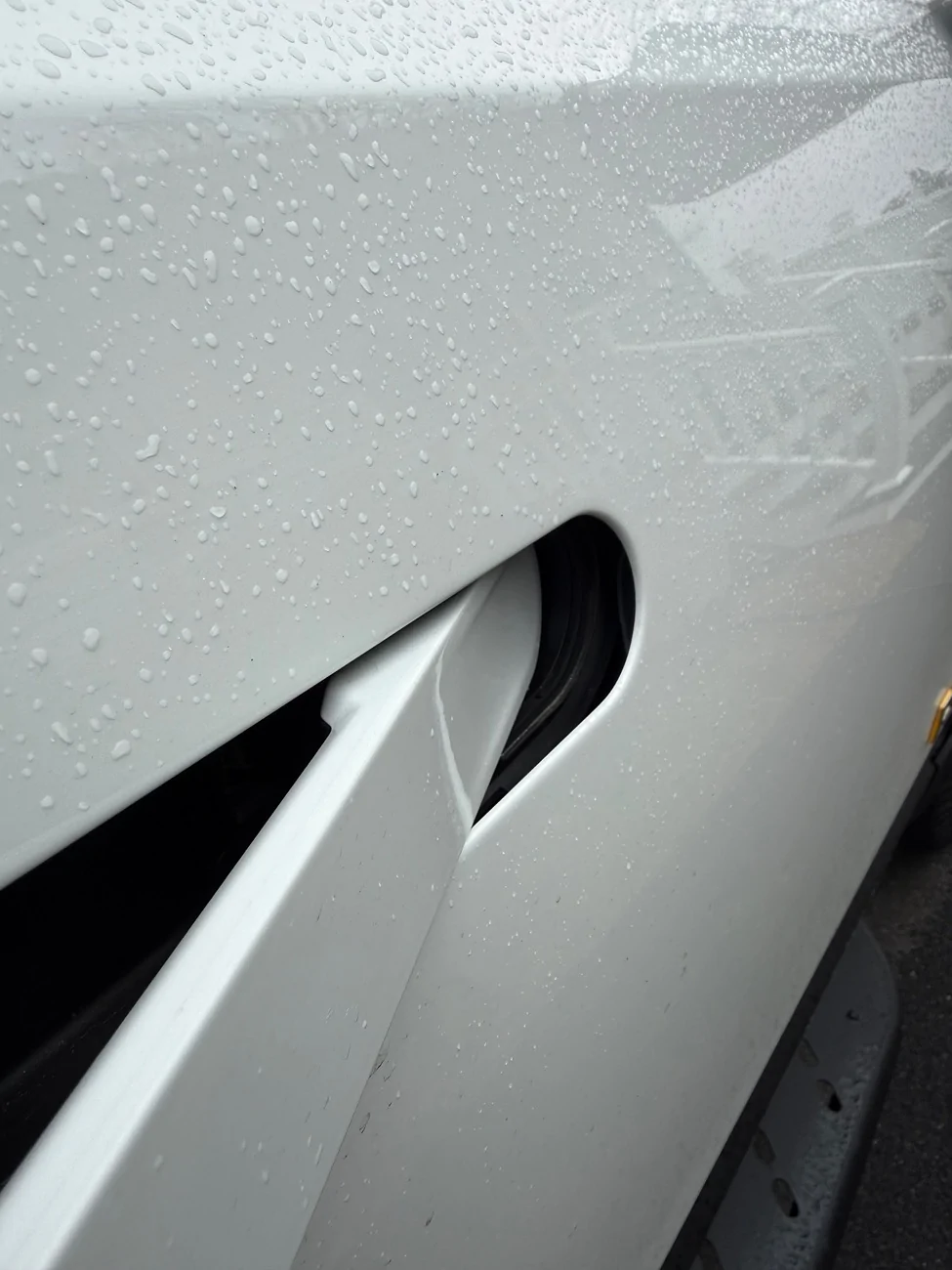 Rivian R1T R1S Damaged door handle IMG_2539