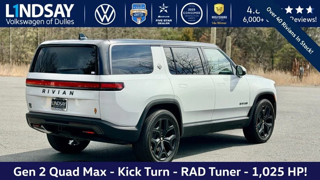 Rivian R1T R1S Lindsay VW of Dulles - #1 Source for Pre-Owned Rivians in the United States 1774222960755-sg