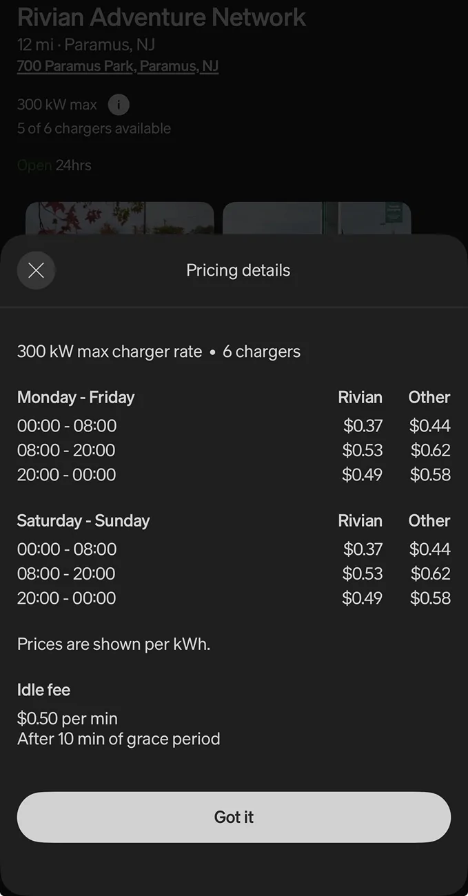 Rivian R1T R1S Current charging costs? IMG_0418