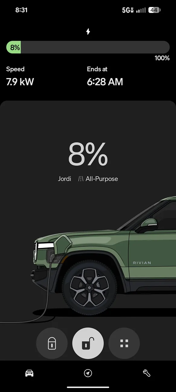 Rivian R1T R1S Strange calibration issue on gen2 Max Pack - service has not seen this before Screenshot_20260324-203135