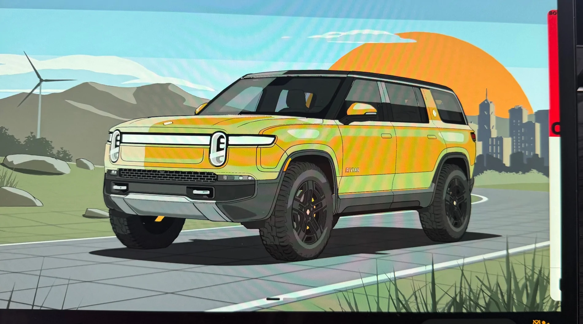 Rivian R1T R1S ? COMPASS YELLOW R1S  Photos IMG_5114