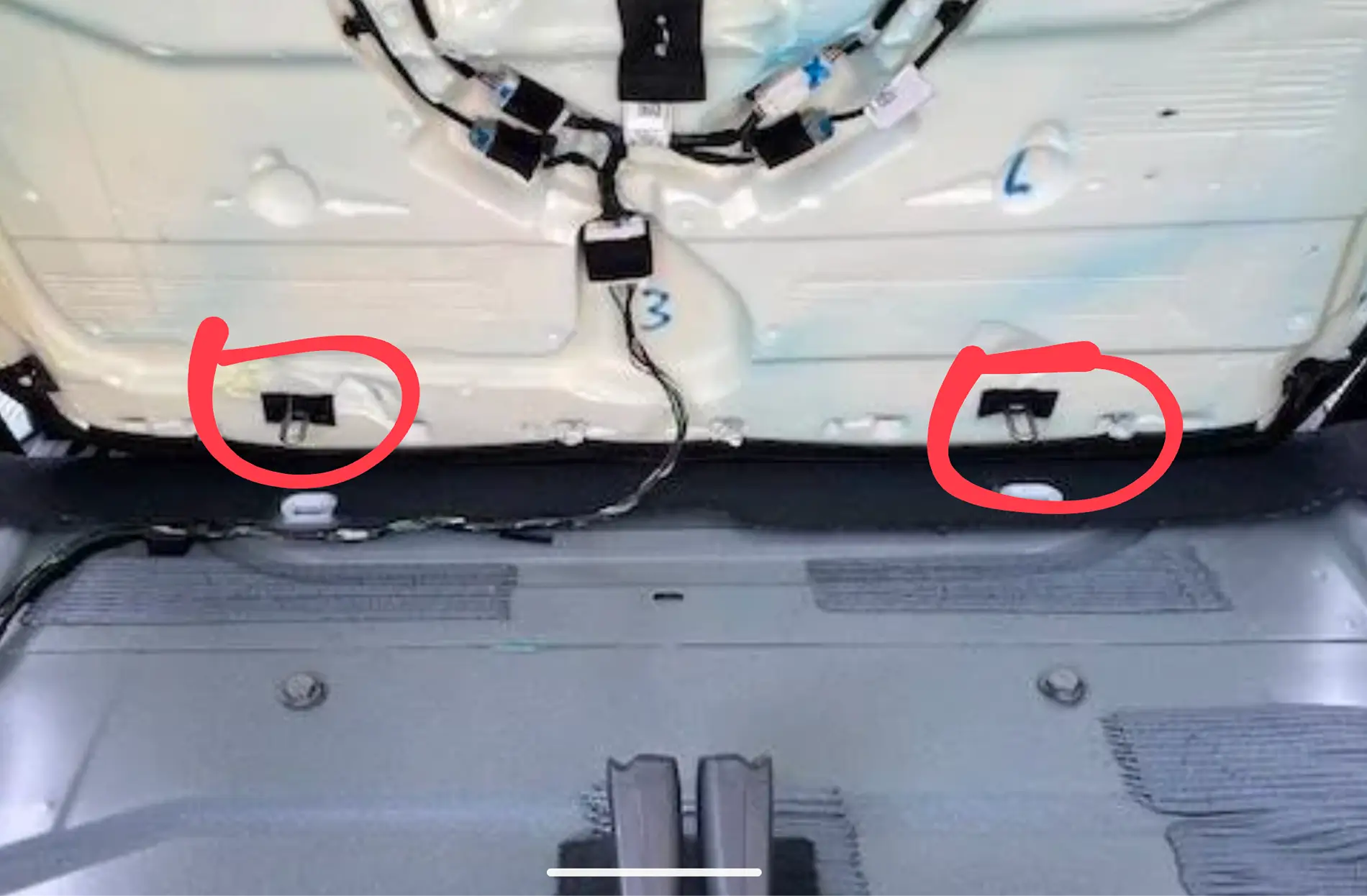 Rivian R1T R1S DIY how-to remove 3rd row from Gen 2 R1S (steps and photos) 9487