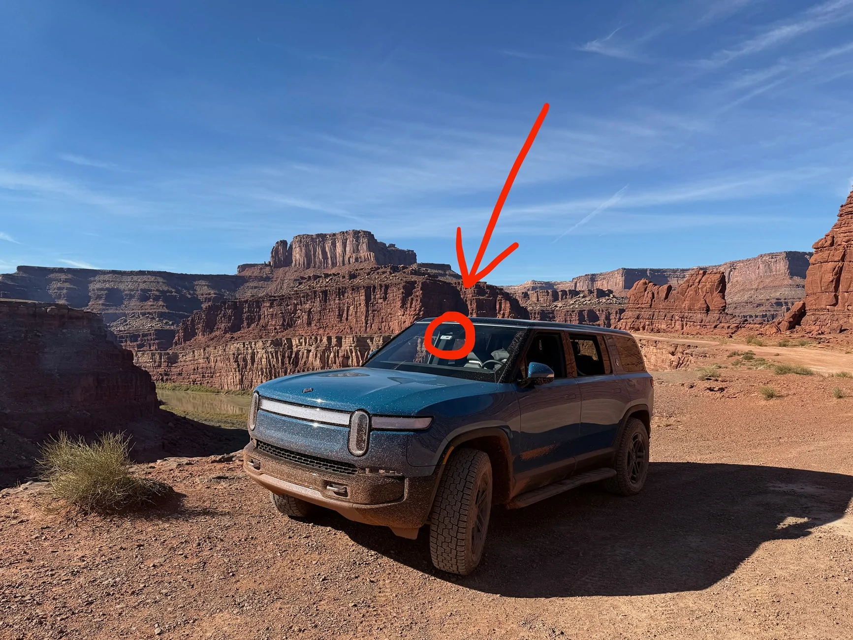 Rivian R1T R1S Toll Transponder Positioning UtahExpressPass