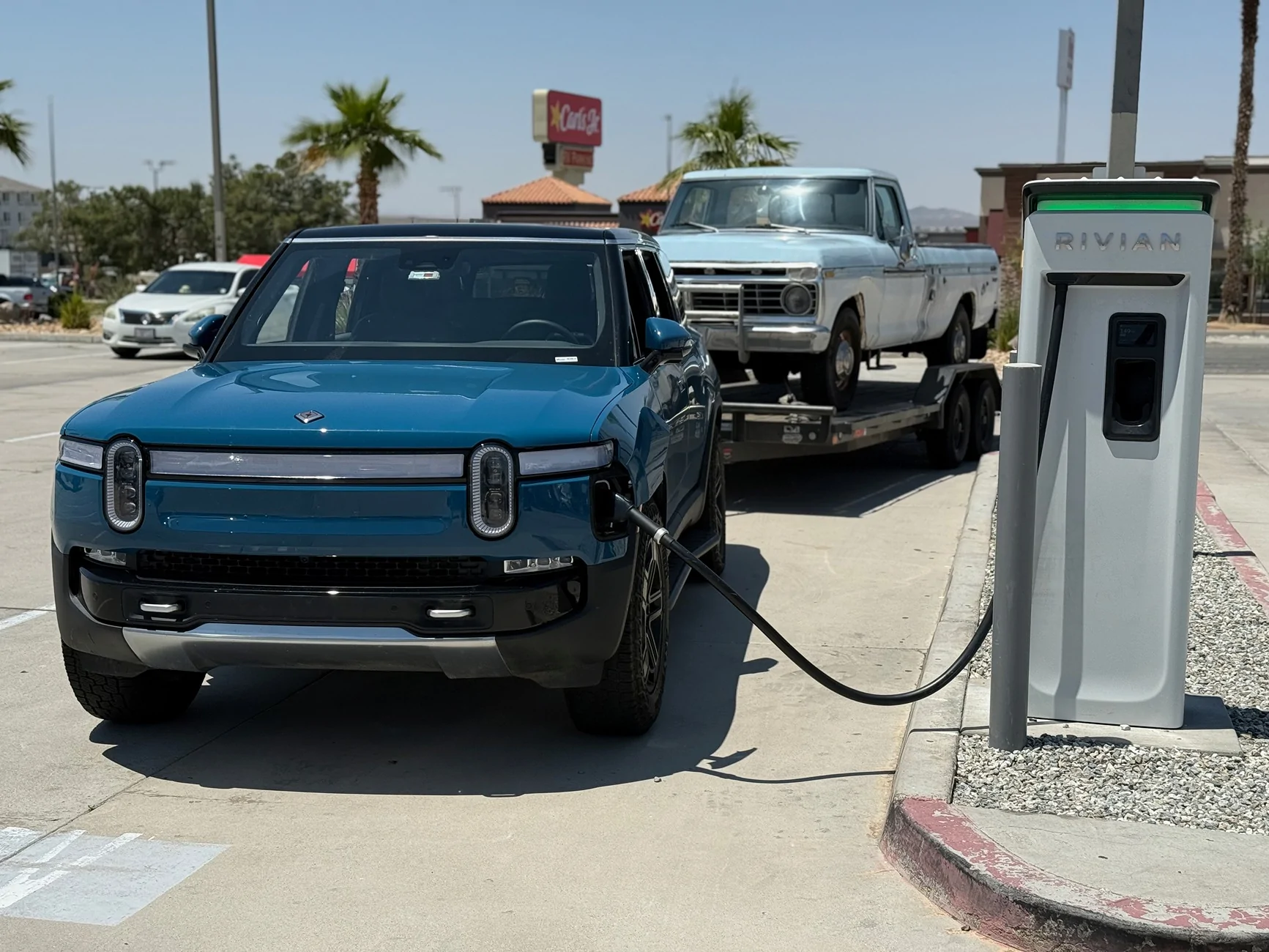 Rivian R1T R1S Seeking advice for towing a car IMG_1321