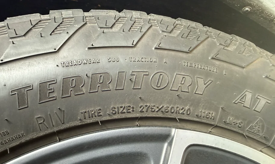 Rivian R1T R1S Goodyear Territory AT 275/60/20 Factory AT tires + saving $ 1775154259973-ns