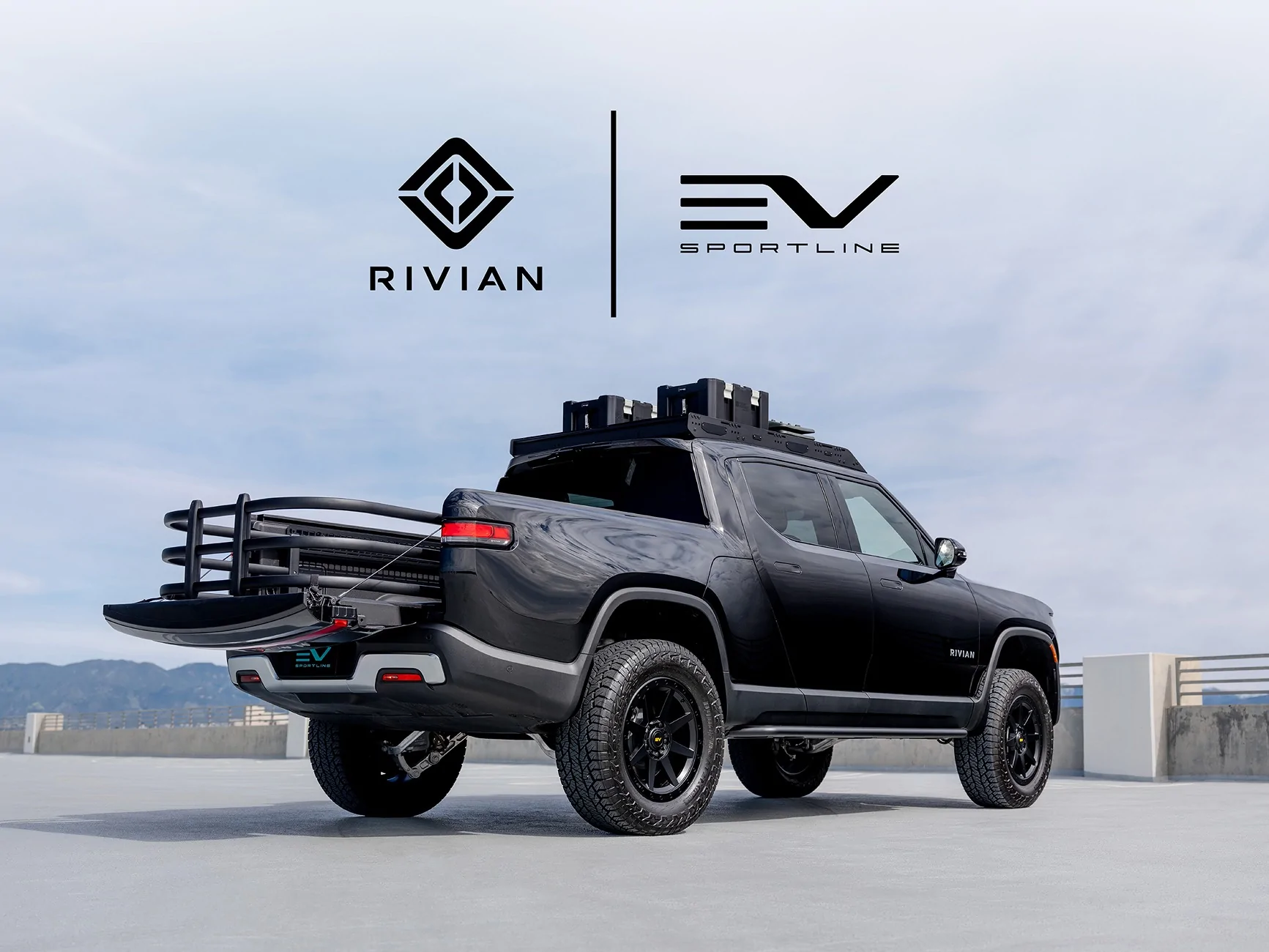 Rivian R1T R1S Rivian Partners with EV Sportline to Offer R1T Bed Extender Through Official Gear Shop rivian-ev-sportline-collaboration-bed-extender