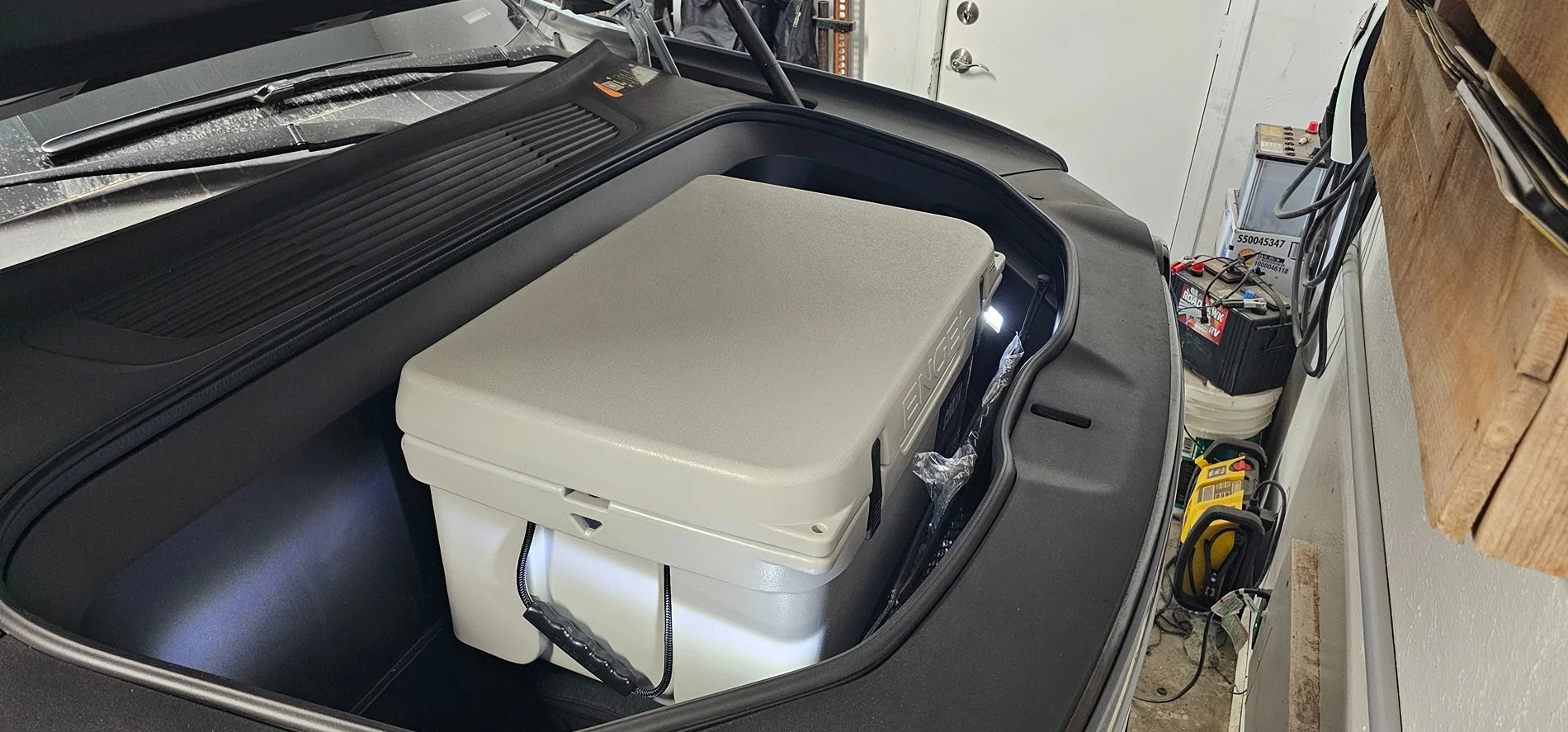 Rivian R1T R1S R1S frunk cooler 20260404_154548