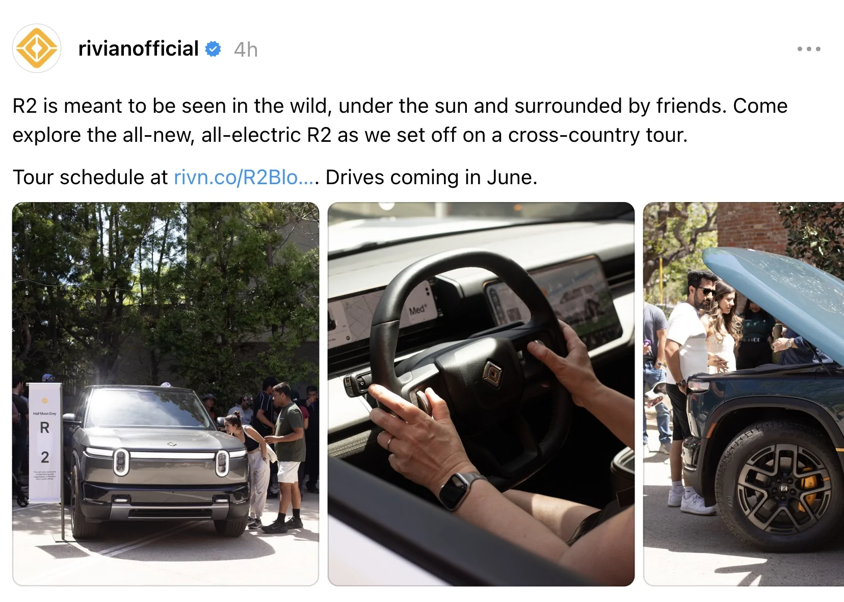 Rivian R1T R1S R2 Test Drives Begin in June [Official] r2 test drives