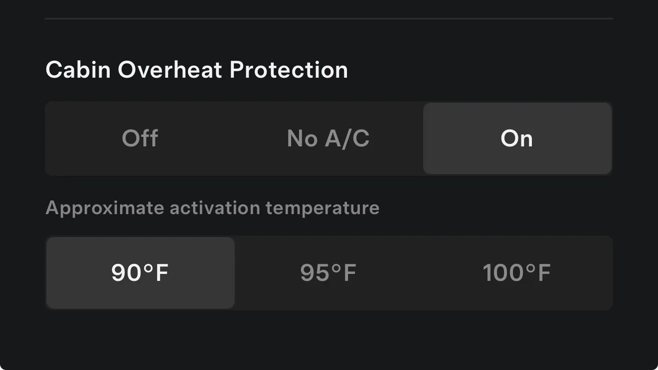 Rivian R1T R1S Auto Cabin Ventilation starts at what temperature? IMG_1851