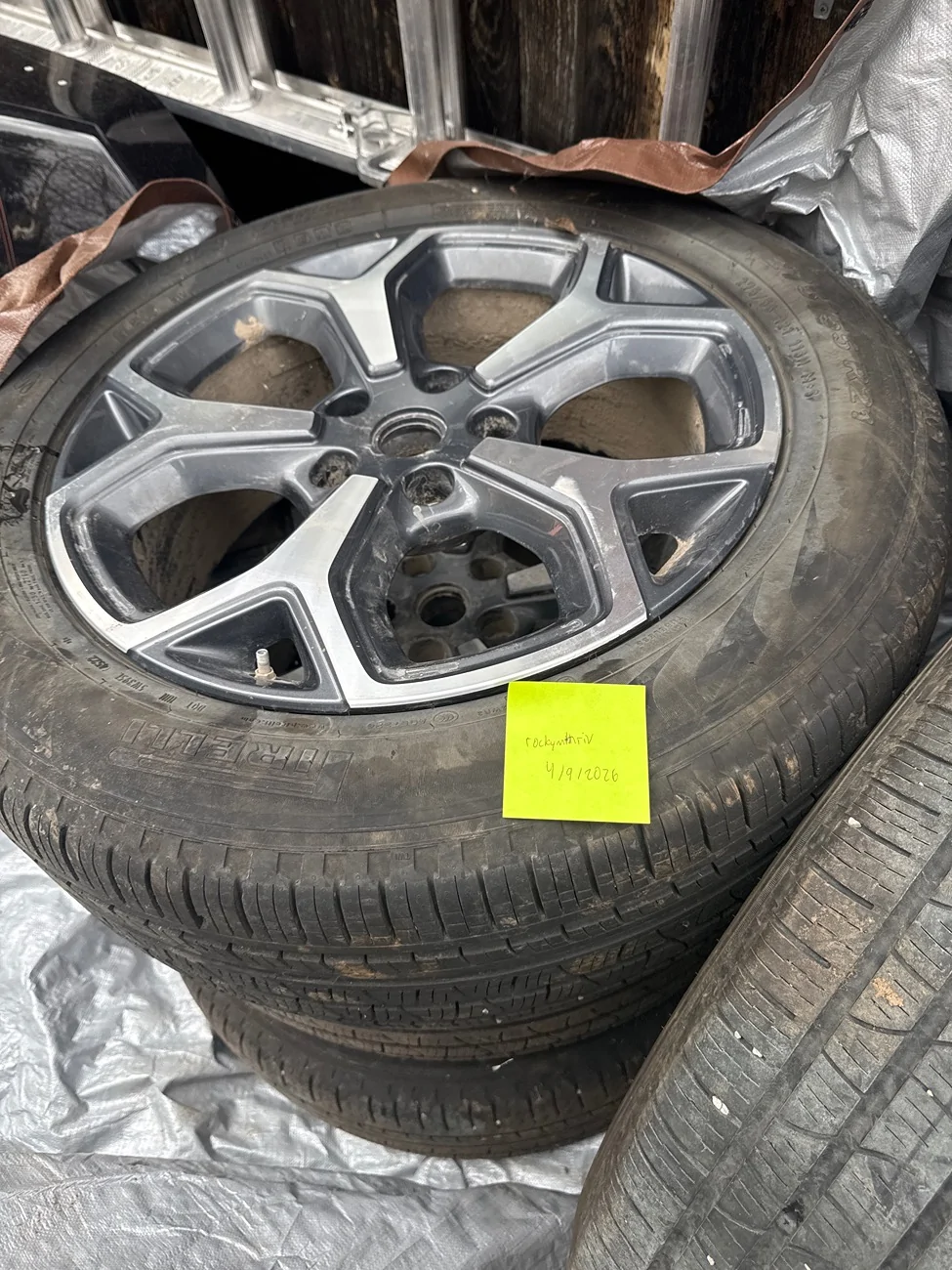 Rivian R1T R1S FREE- 4x 21” wheels and tires imag