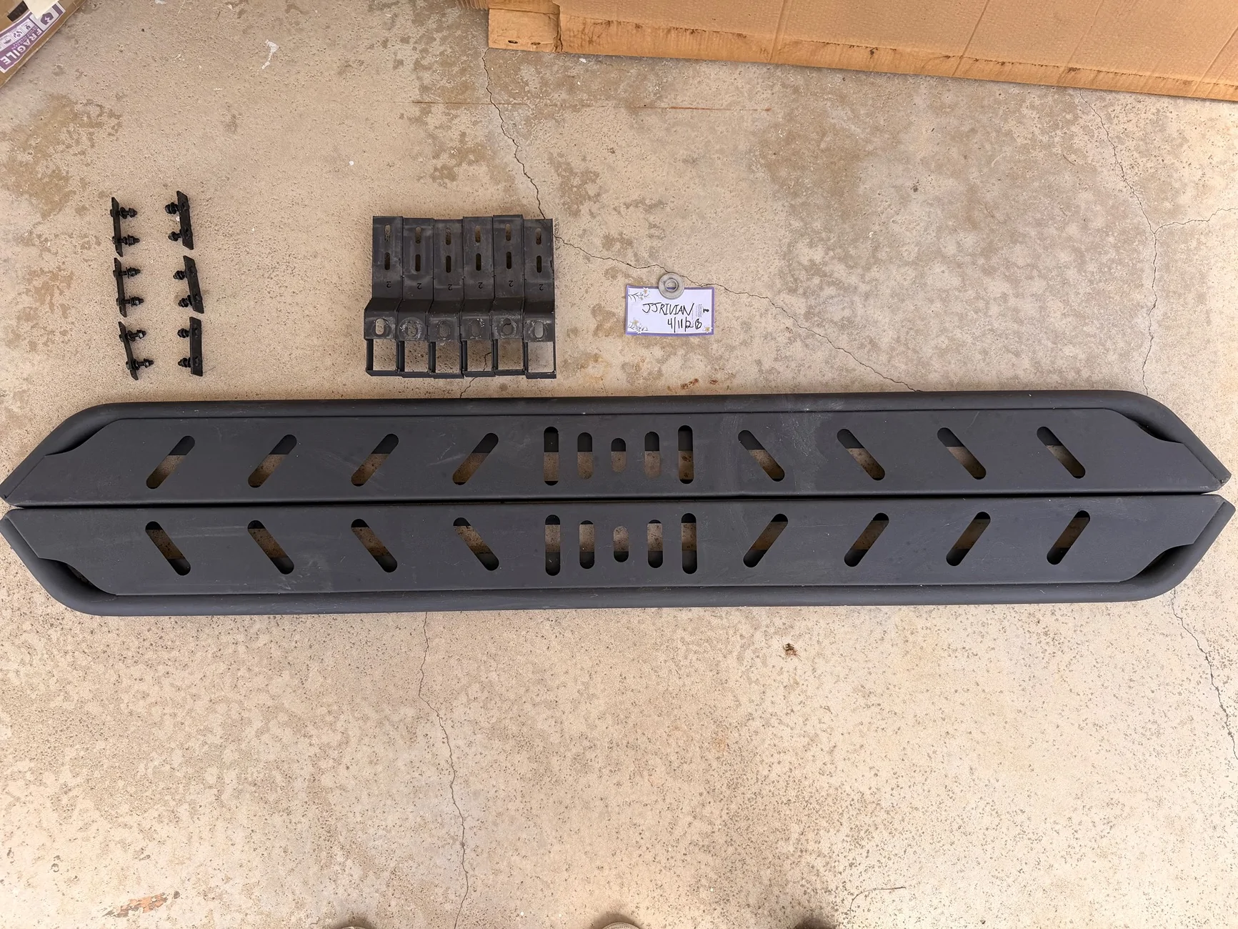 Rivian R1T R1S R1S Gen 2 EVBase Running Board and Armor Panels IMG_8819