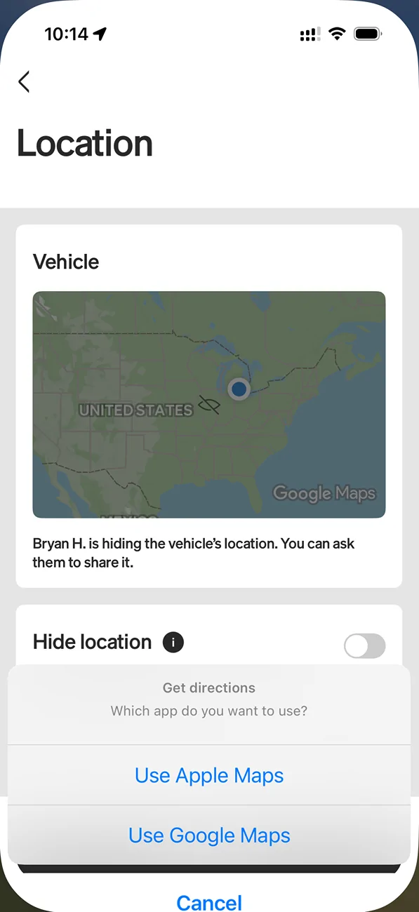 Rivian R1T R1S Requires Location Sharing IMG_0704