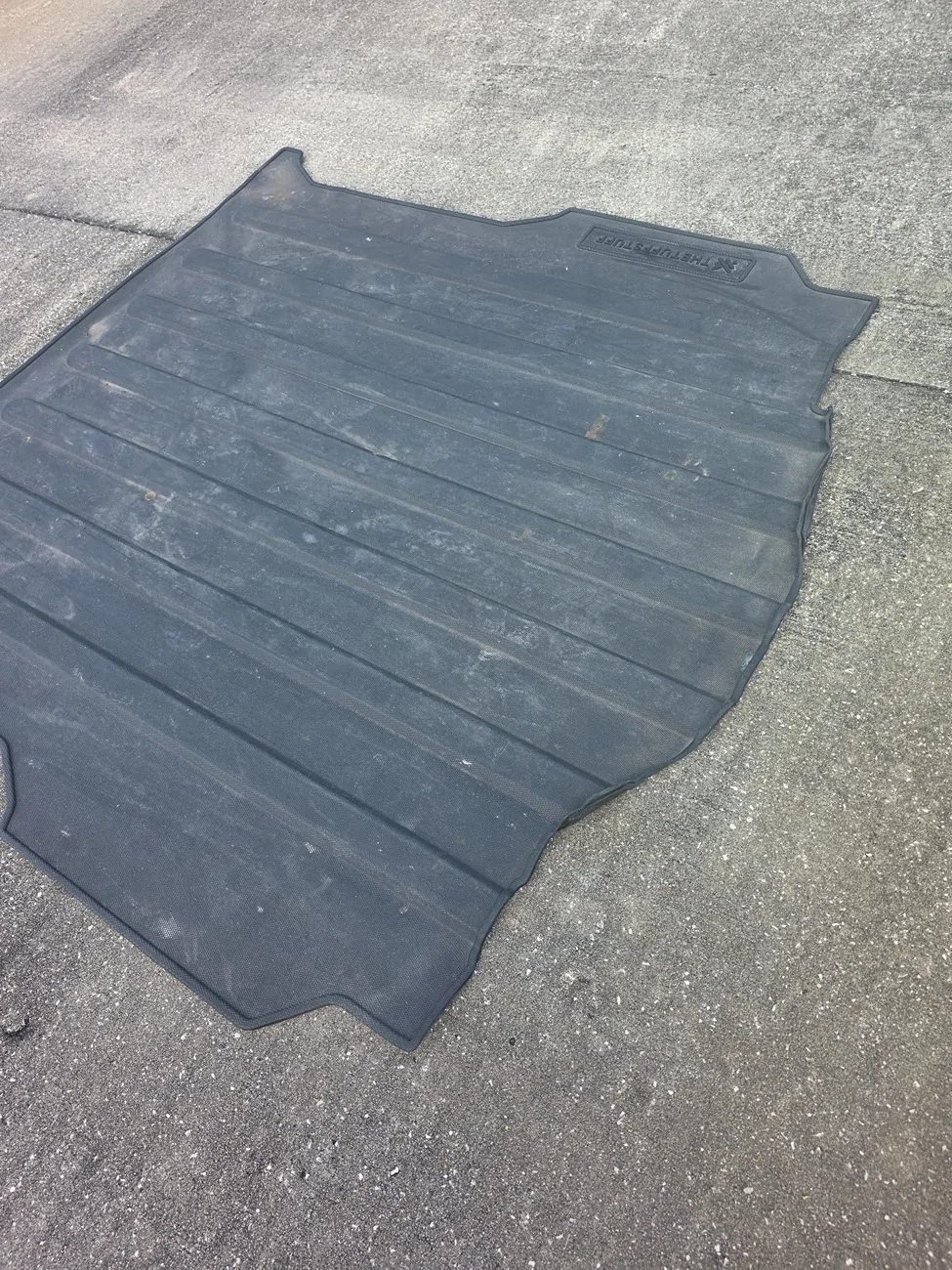 Rivian R1T R1S TuffStuff Bedliner Mat Fraying 20260412_155631