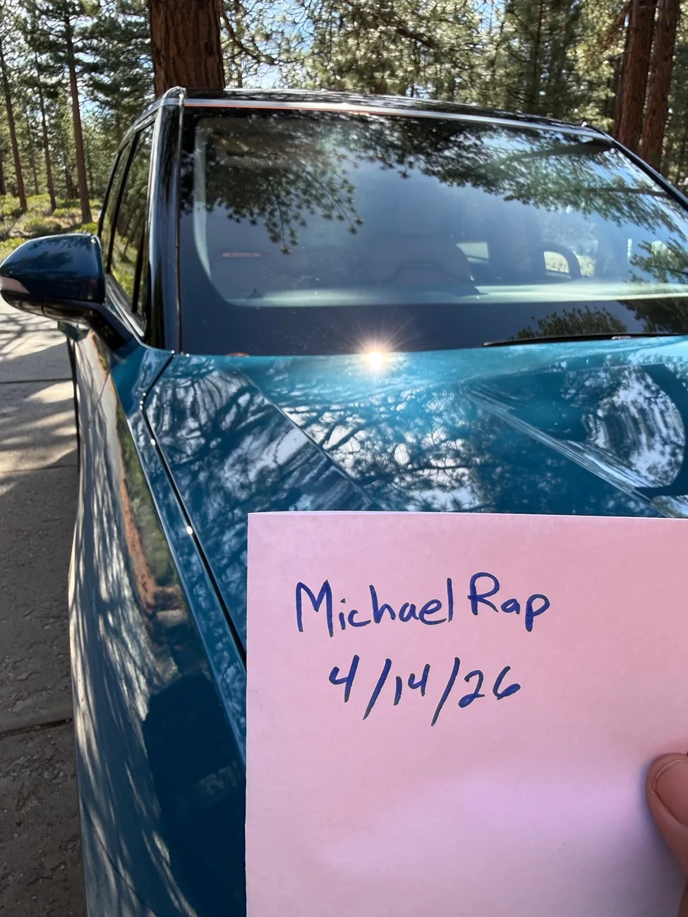 Rivian R1T R1S 2024 Rivian R1S Blue Dual Large with Ocean Coast interior near Lake Tahoe $64k IMG_5718