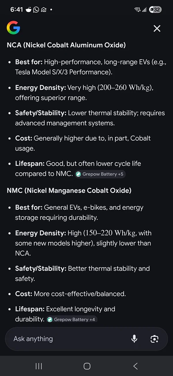 Rivian R1T R1S R1 Switched from NMC to NCA? Screenshot_20260414_184122_Chrom