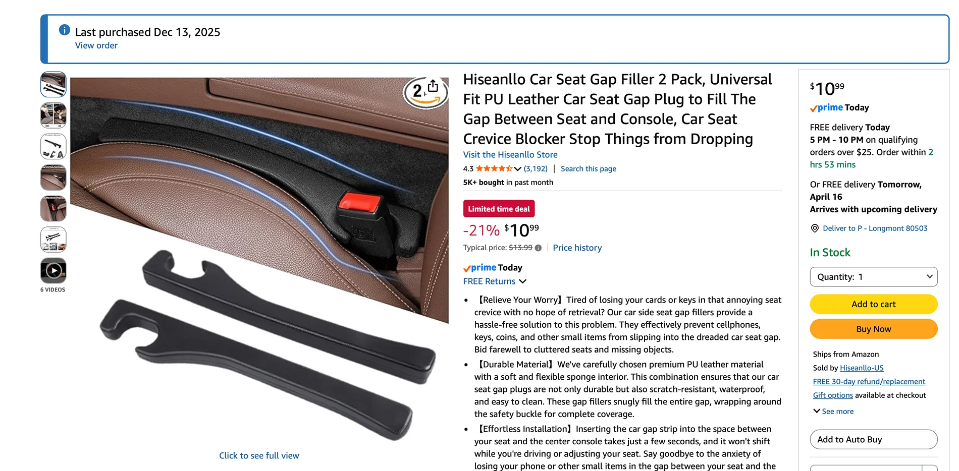 Rivian R1T R1S Car seat gap filler Untitled 2