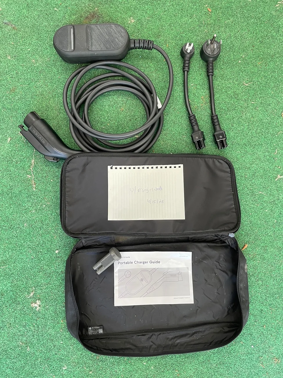 Rivian R1T R1S Rivian OEM J1772 Portable Charger IMG_8124