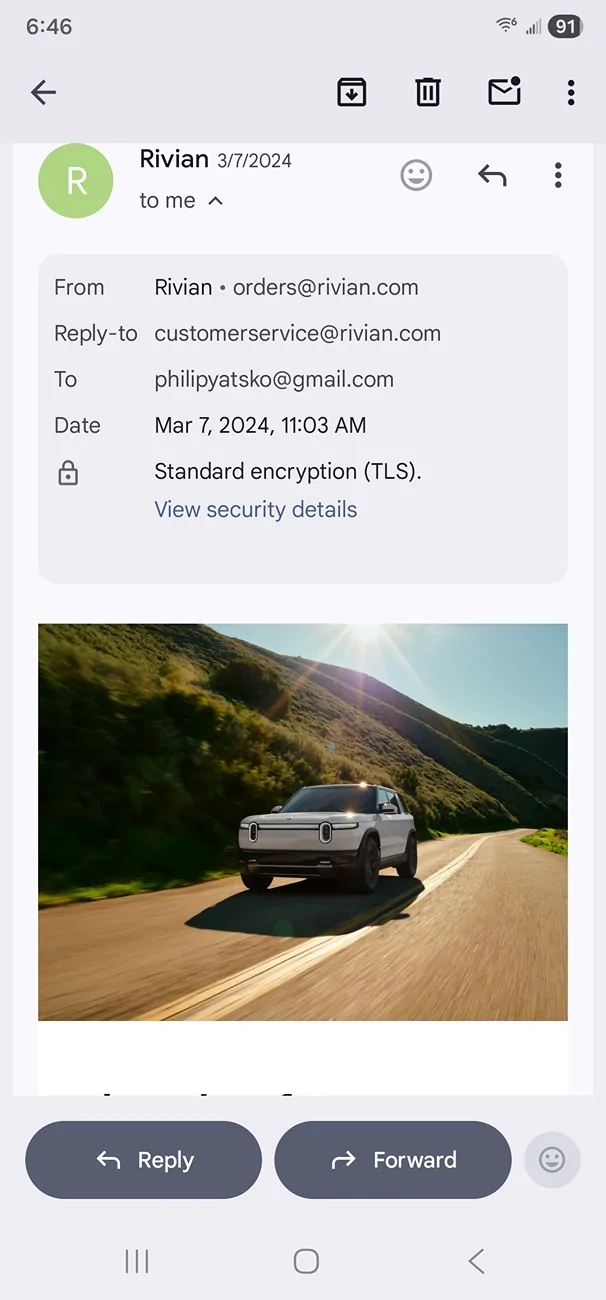 Rivian R1T R1S Who has the earliest R2 reservation? Screenshot_20260415_184644_Gmail