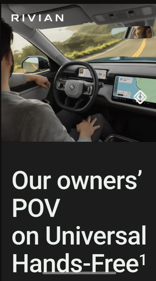 Rivian R1T R1S Angle-based steering now working on Comma for Gen 1 Rivians! 1000008498