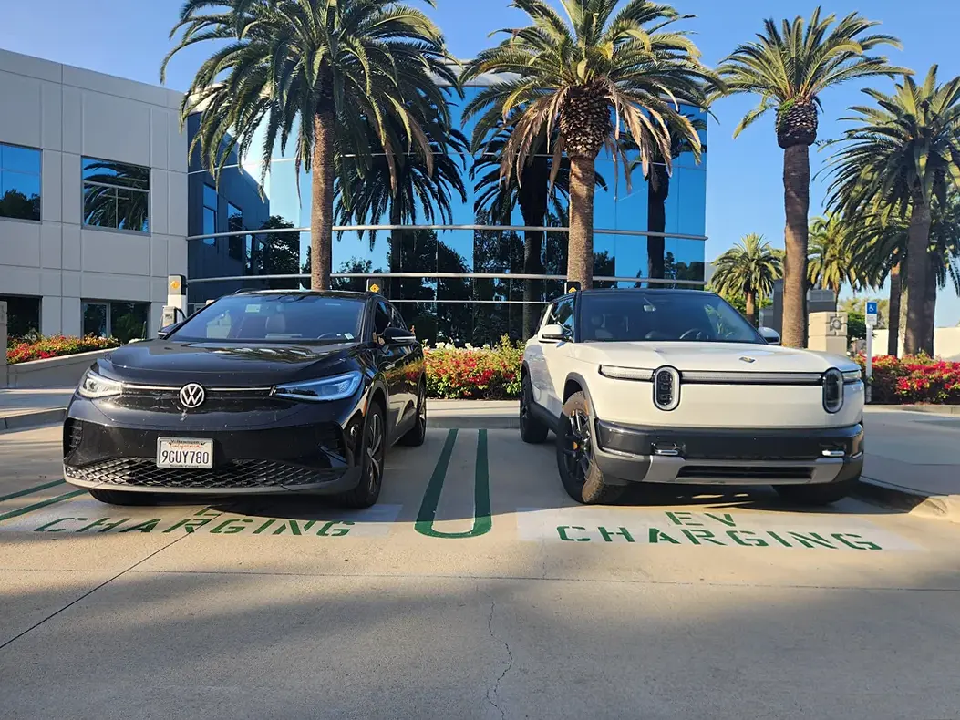 R2 vs Ioniq 5, Model 3, ID.4 -- side by side comparison photos 1.webp