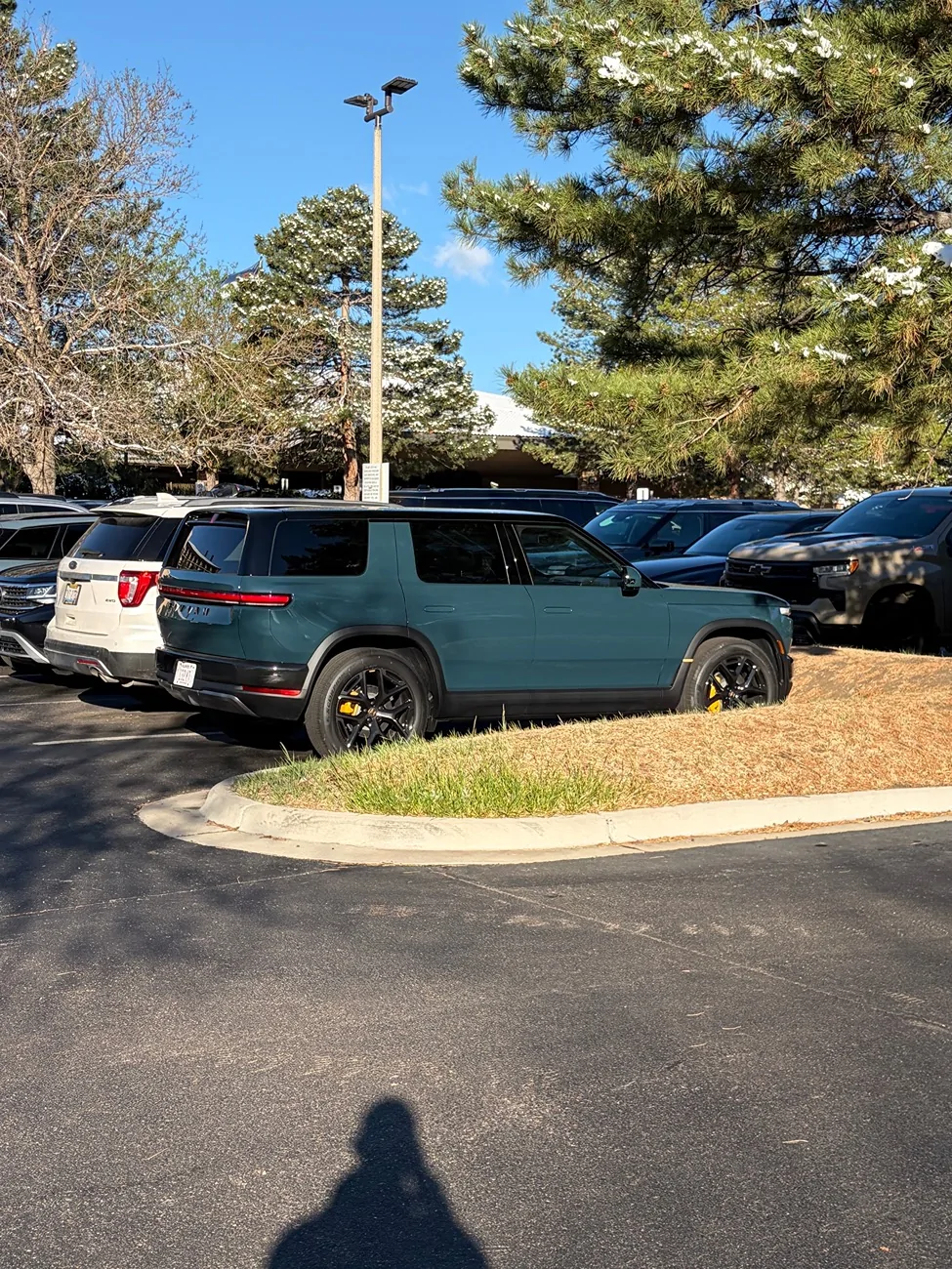 Rivian R1T R1S R2 Performance spotted in Lakewood CO. Catalina Cove looks great in the sun IMG_1207