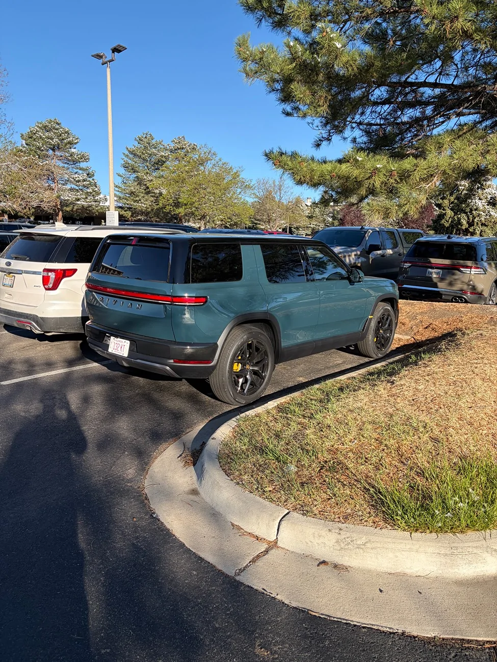 Rivian R1T R1S R2 Performance spotted in Lakewood CO. Catalina Cove looks great in the sun IMG_1209