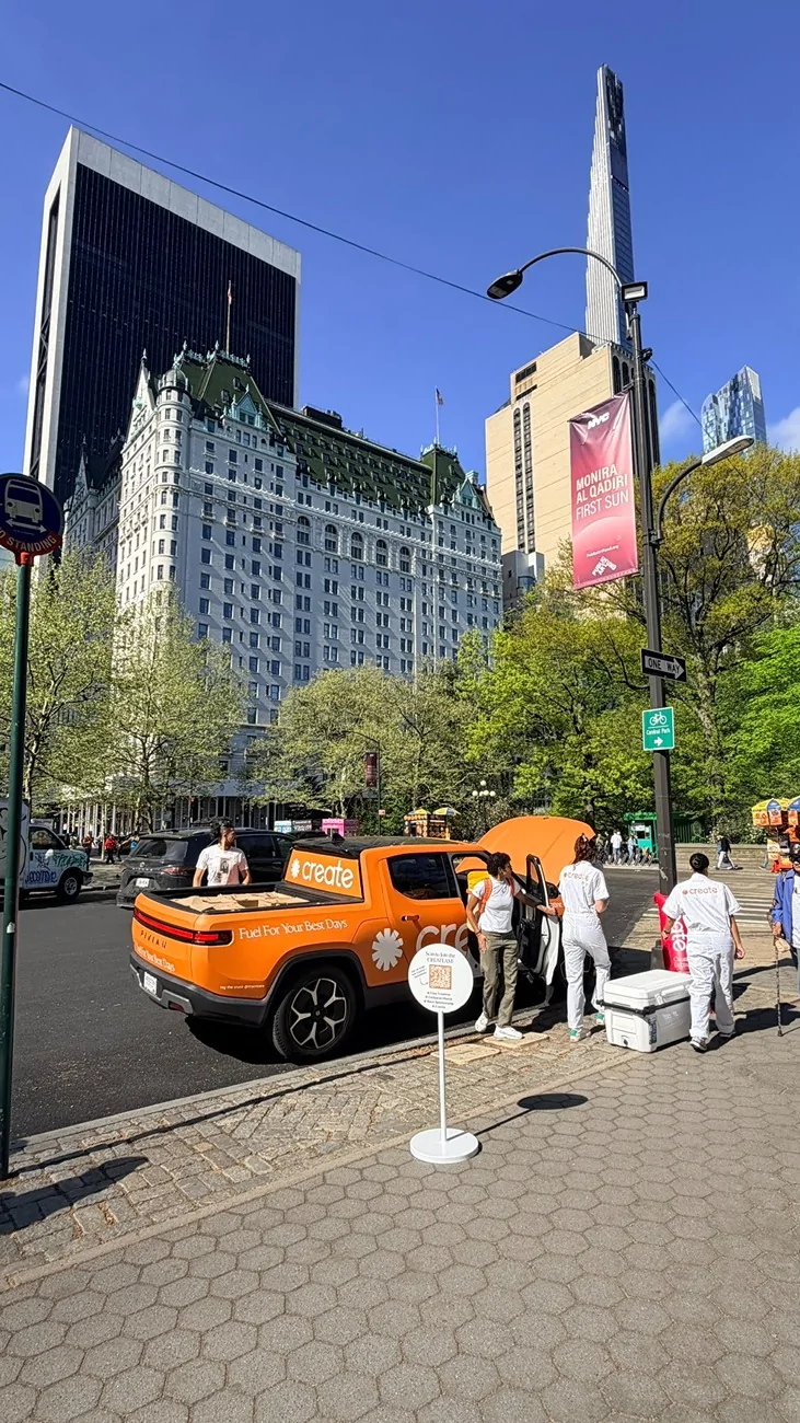 Rivian R1T R1S Create Creatine's Promotional Orange Wrapped R1T Create Creatine's Promotional Orange Wrapped R1T 4