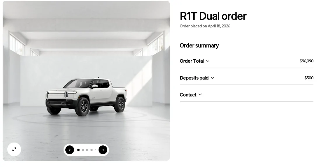 Rivian R1T R1S Hey, all!  Just ordered my R1T and I have some questions about the app on an adroid device. Screenshot 2026-04-18 at 08-08-32 Garage Rivian