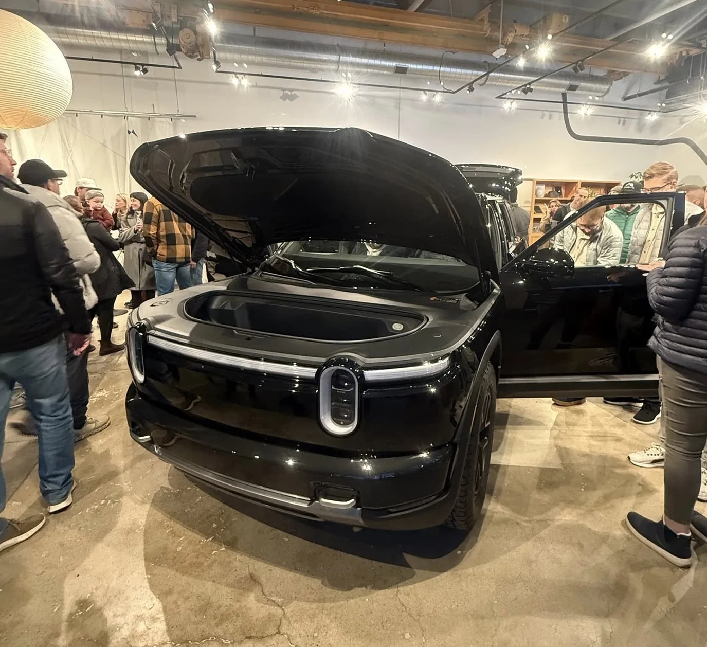 Rivian R1T R1S Midnight Black R2 photos - looking sleek @ Block Party Denver Midnight Black R2 photos from Block Party Denver 2