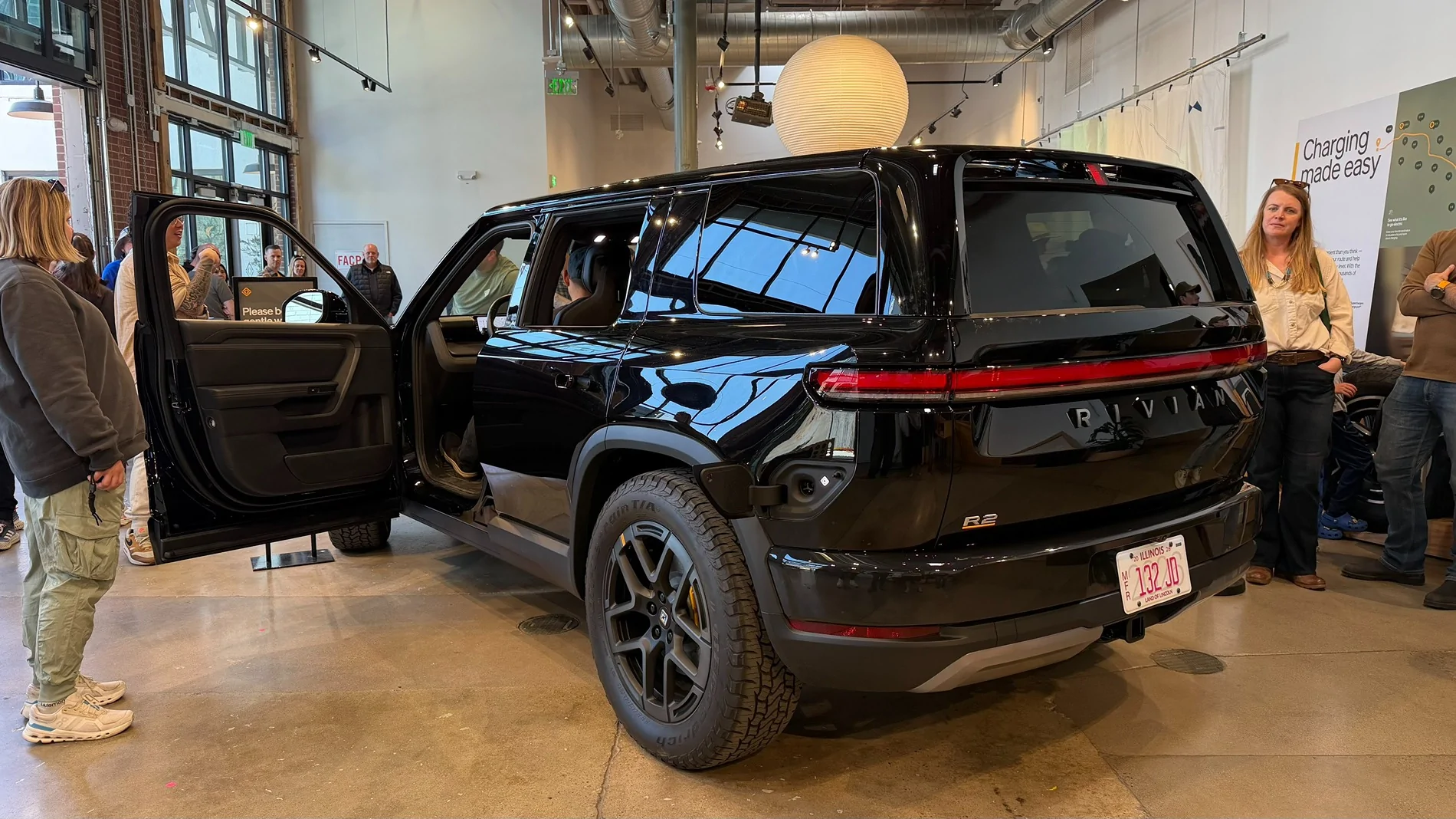 Rivian R1T R1S Midnight Black R2 photos - looking sleek @ Block Party Denver Midnight Black R2 photos from Block Party Denver 11