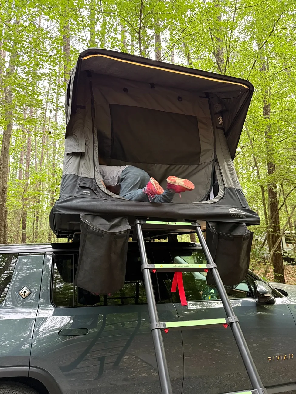 Rivian R1T R1S R1S camping with Cinch AirCruiser RTT and other gear IMG_2860