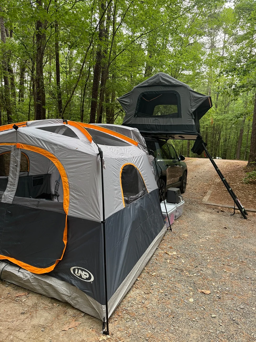 Rivian R1T R1S R1S camping with Cinch AirCruiser RTT and other gear IMG_2863