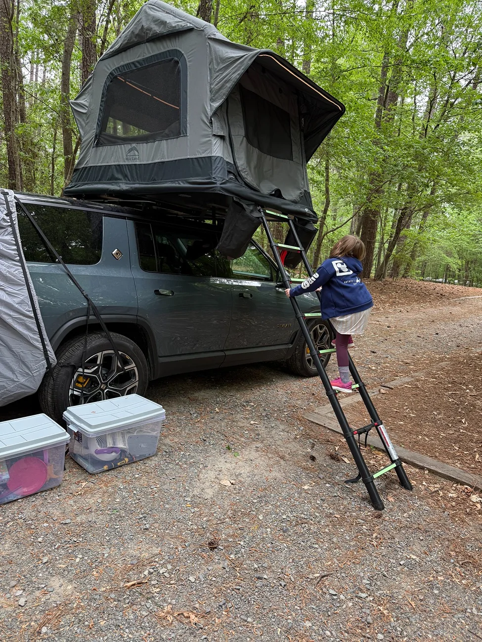 Rivian R1T R1S R1S camping with Cinch AirCruiser RTT and other gear IMG_2866