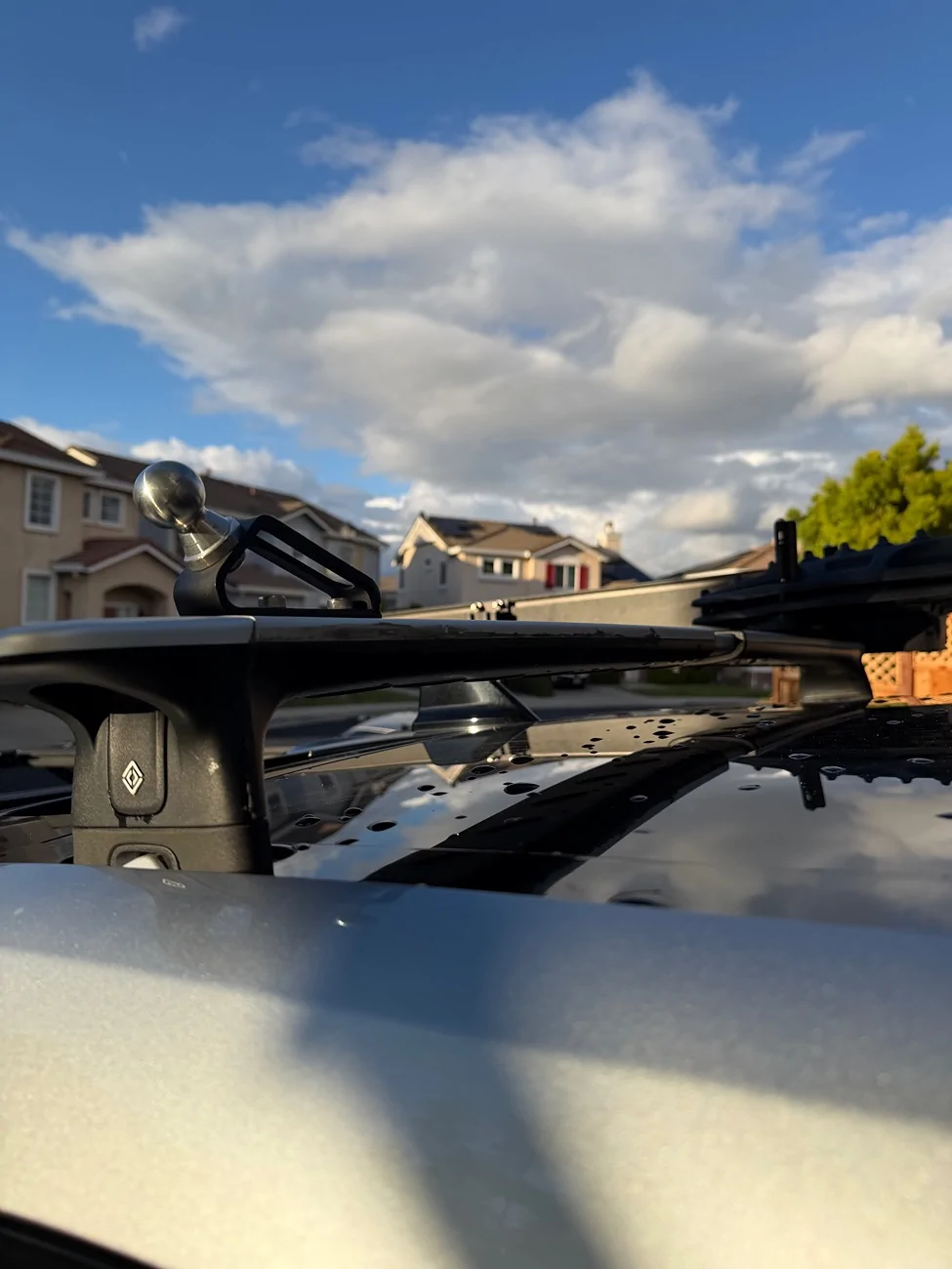 Rivian R1T R1S (SOLD)Rivian OEM SILVER Crossbars $400 (San Jose) IMG_2764