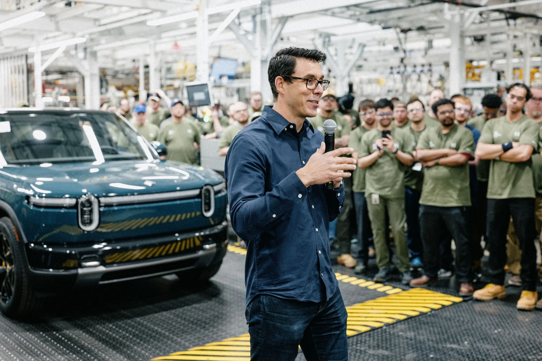Rivian R2 customer production started today! R2 configurator / ordering starts June {filename}