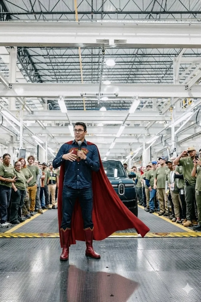 Rivian R1T R1S R2 customer production started today! R2 configurator / ordering starts June 1776882030593-1