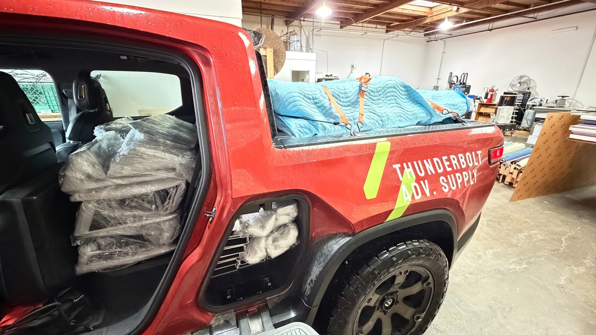 Rivian R1T R1S 1800 lbs of parts full truck