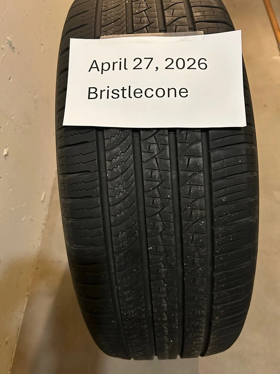 Rivian R1T R1S R1S 22 inch wheels and tires. last tire 2