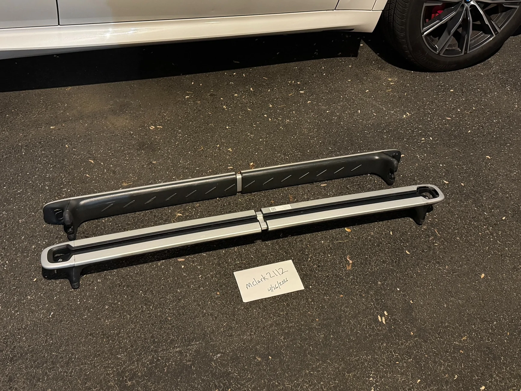 Rivian R1T R1S Silver Rivian Crossbars - $400 IMG_4125